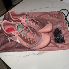 New NIKE ZOOM RIVAL SPRINT TRACK SPIKES SHOES HQ2062-600 Men  s 10 / Women  s 11.5