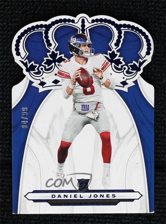 2019 Panini Chronicles Crown Royale Blue 4/99 Daniel Jones #CR-3 Rookie RC 0c3
