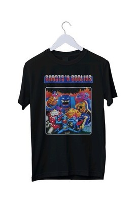 Ghosts N Goblins Graphic Print Herren Unisex T-Shirt S M L XL 2 3 4 XL