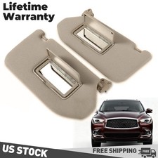Pair Lhrh Sun Visor For Nissan Pathfinder 2013-18 Infiniti Qx60 Wlamp 2014-17 Pair Lhrh Sun Visor For Nissan Pathfinder 2013-18 Infiniti Qx60 Wlamp 2014-17