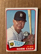 Topps 1965 Norm Cash Detroit Tigers #153 MLB VG