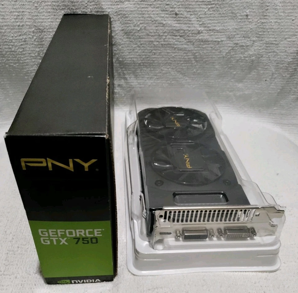 🆕 PNY Nvidia GeForce GTX 750 2 GB DDR5 PCI Express 3.0 x16 Video Card - Image 2 of 4