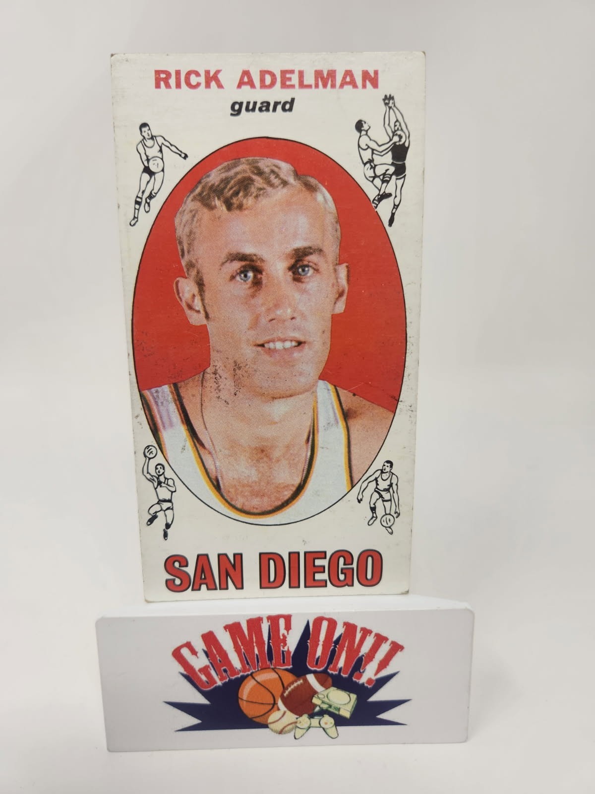 1969-70 Topps Rick Adelman Rookie #23 San Diego Rockets RC Fair  BUF