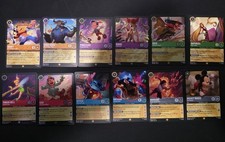 Image of Disney Lorcana Reign of Jafar ALL 12 Legendary 7 are Cold Foil + 1 Enchanted