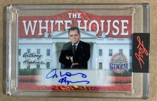 Liść Anthony Hopkins 1/1 Auto Silence of the Barank Actor