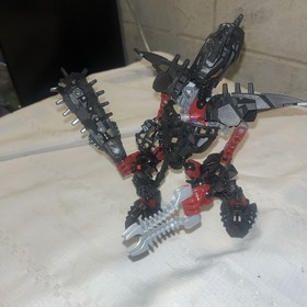 2009 vintage LEGO 8984 Bionicle STRONIUS 99% COMPLETE Canister Manual GLATORIAN