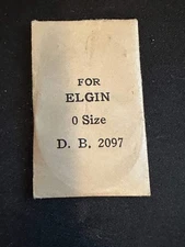 Steel Mainspring for 0s & 3/0s Elgin No. 2097
