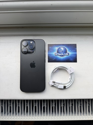 Apple iPhone 16 Pro 128GB entsperrt 88% Batteriezustand schwarz titan