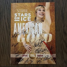 2026 Stars on Ice Program Signed Autographs A...