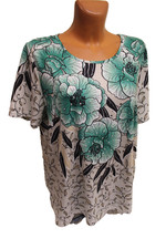 Paola Bluse XL 44/46 Blusenshirt kurzarm stre...