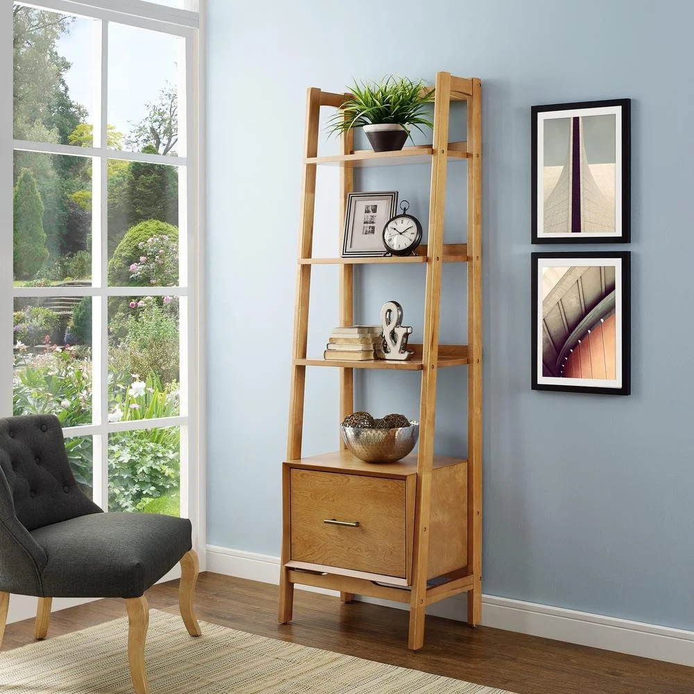 Crosley Furniture Landon Etagere Bookcase - Thumbnail 4