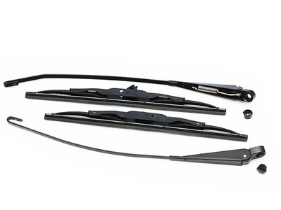 Windshield Wiper Arms Wiper Blades & Cap Nut Set for Porsche 911 68-89