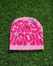 Groovy Visions Mütze rosa Y2K   Streetwear V...