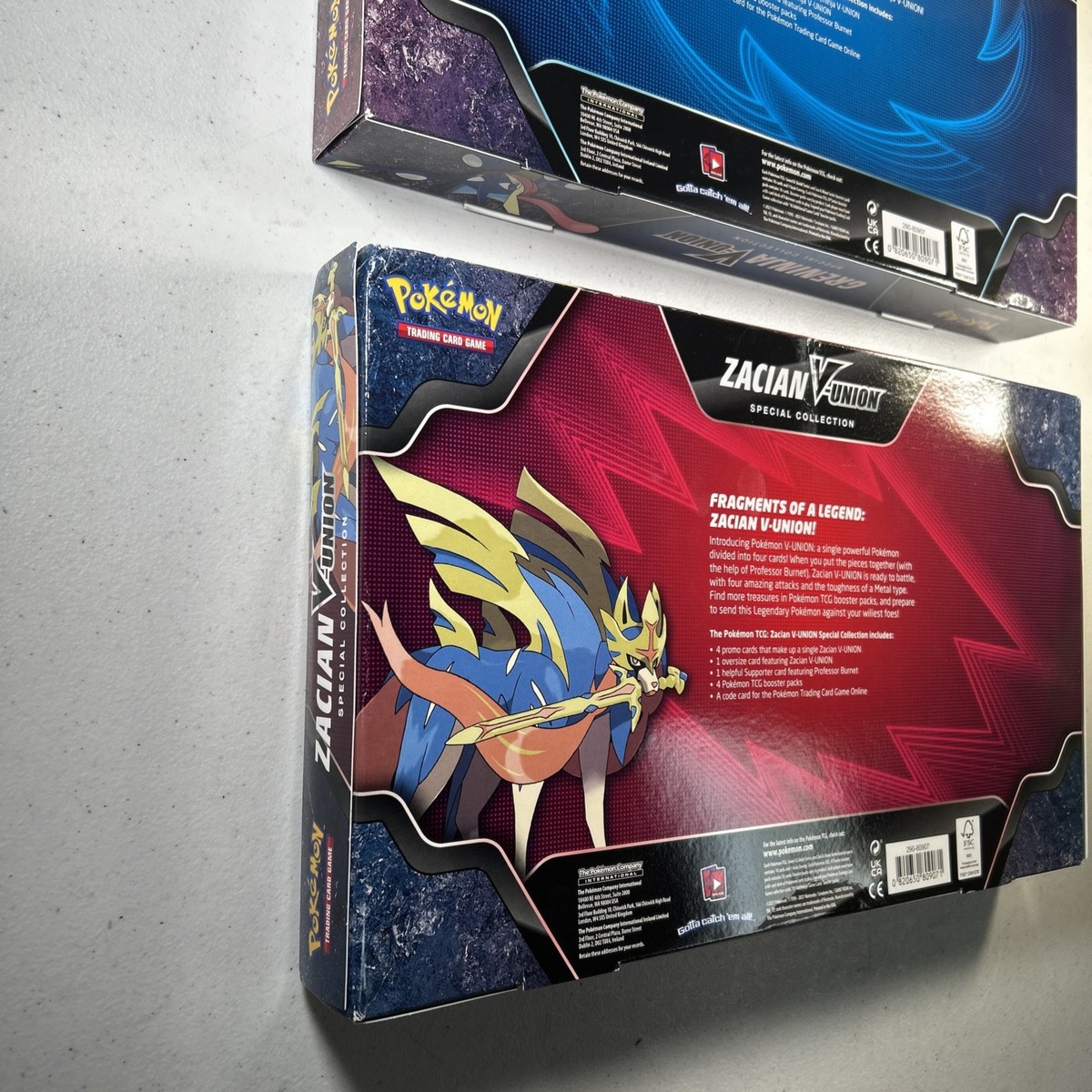 Pokemon TCG: 2021 Greninja & Zacian V-Union Special Collection Box