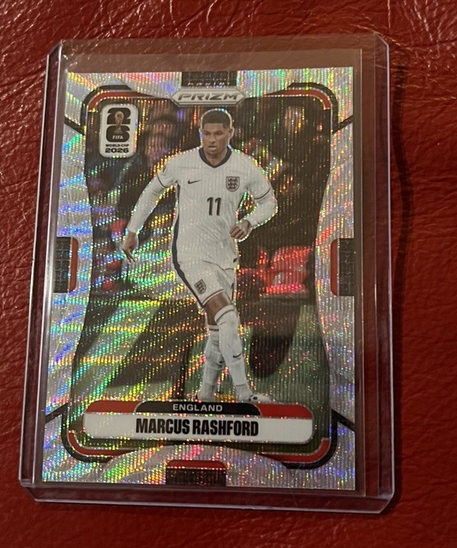 2026 Prizm FIFA World Cup World Cup Wave Prizm #101 Marcus Rashford, England