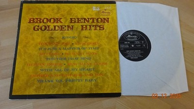 BROOK BENTON--GOLDEN HIT'S--UK MERCURY-12 TRACKS---1965--12''VINYL LP--V/G+