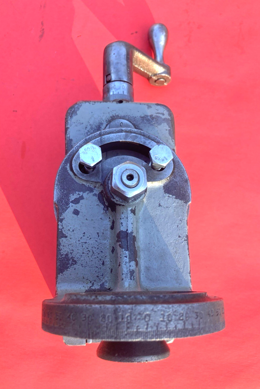 SOUTH BEND 9" 10K LATHE MILLING ATTACHMENT WITH NEW JAWS