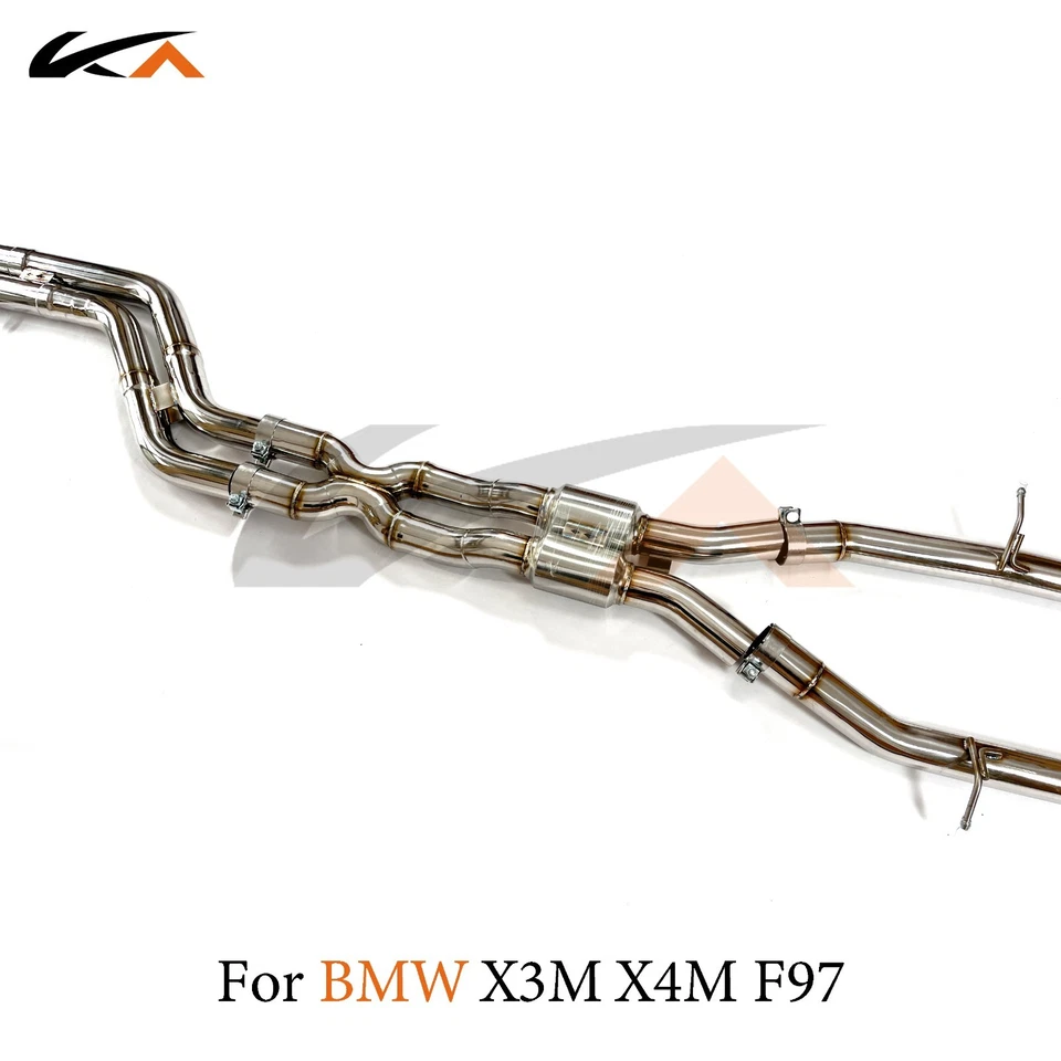 Escape KA Catback para BMW X3M X4M F97 3.0T sección trasera acero Foto 4 de 4