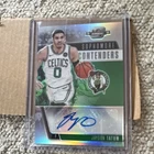 Panini Contenders Optic Sophomore Contenders Jayson Tatum #SC-JTT /99 Celtics