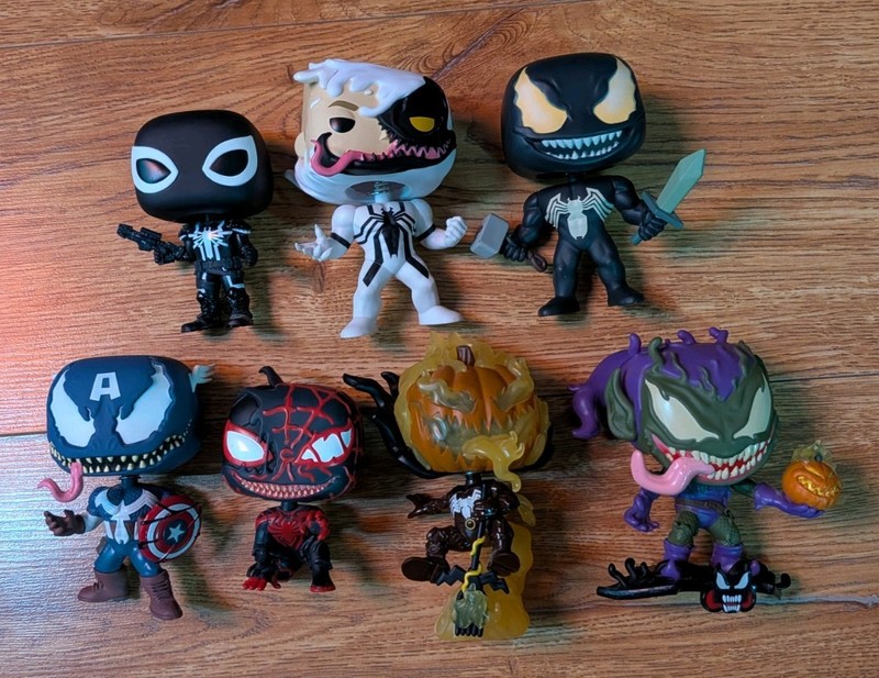 Marvel Funko Venom Joblot Bundle Venomised Pop Figures OOB