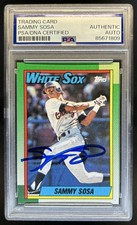 Trading Card Sammy Sosa PSA-DNA Certified Auto Autograph White Sox PSA AUTH