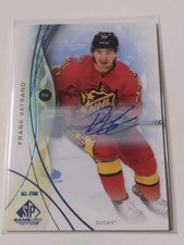 2024-25 UPPER DECK SP GAME USED AUTOGRAPH AUTO BLUE #131 Frank Vatrano