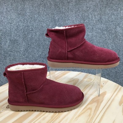 Koolaburra by UGG Boots Womens 6 Koola Mini II Shearling Burgundy 1114851 NEW