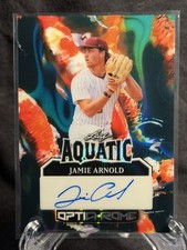 2025 Leaf Optichrome Baseball Jamie Arnold Aquatic Autograph Koi 1/1 Athletics 