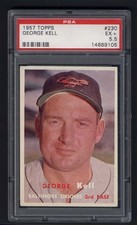 1957 Topps #230 George Kell PSA 5.5  PLEASE READ DESCRIPTION