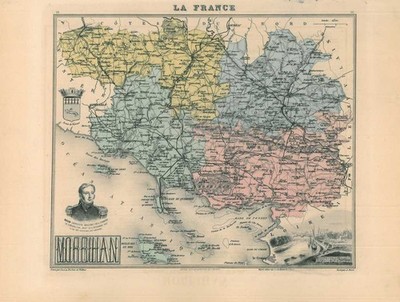 Map of Brittany
