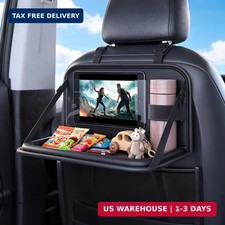 Backseat Car Organizer with Foldable Tray Tablet Holder Easy to install, dur