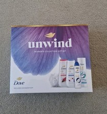 Image of Dove Unwind Moments Collection Beauty Gift Set Lotion, Wash, Antiperspirant