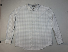 Van Heusen Flex Men's Regular Fit Stretch Check Dress Shirt 17.5 36/37