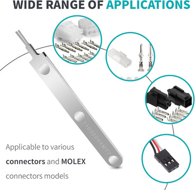 Compatible with Molex 11-03-0044 Mini-Fit Jr. Extraction Tool, ATX Pin Remova...