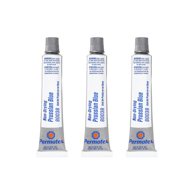 Pack of 3 Permatex 80038 Prussian Blue Fitting Compound 0.75 fl oz