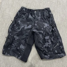 Endura Humvee X-Large Camo Cycling Hiking Mountain Shorts W/ Click fast Liner