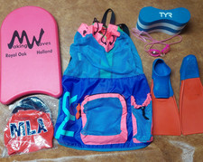 TYR Big Mesh Mummy Backpack for Wet Swimming  Fins, Pull Float  Kickboard