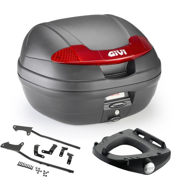 Givi E340N Koffer Set 34LT + Halter Aprilia Shiver 750 2019 2020-image