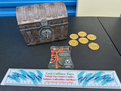 Rare Disney Pirates Of The Caribbean Dead Mans Chest Electronic Pirates Chest
