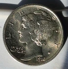 1916 Mercury Head Dime - BU Condition / Full Split Bands! See The Photos!