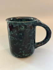 Vintage Bennington Potters Green Agate Mug 19...
