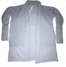 Lululemon Sit In Lotus Wrap, Cardigan Light Blue Size 4