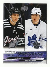 2023-24 UD Series 1 Luke Hughes Matthew Knies Young Guns Checklist