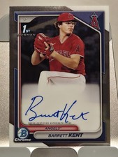 2024 Bowman - Chrome Prospect Autographs Barrett Kent #CPA-BK (AU, RC)