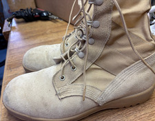 Authentic Military Issue Desert Combat Boot Afghanistan 9W Excellent Condition