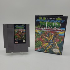 The Mutant Virus: Crisis In A Computer World Nintendo Nes With Third-party Case