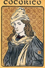 Cocorico by Paul Berthon Vintage Poster c1890s - 24x36” - Art Nouveau Style 🎨