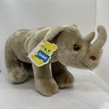 Vintage 1978 Dakin Nature Babies RHUBARB RHINO 31-2738 Plush 14" w/ Tag RARE