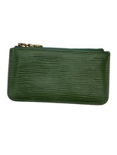 LOUIS VUITTON Pochette Cle Epi PVC Green Men's