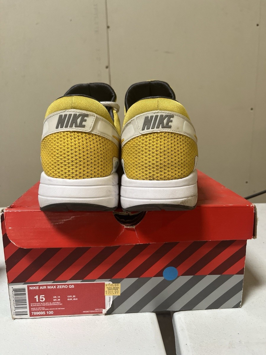Nike Air Max Zero QS Tinker Hatfield Sketch Yellow White  display picture 3